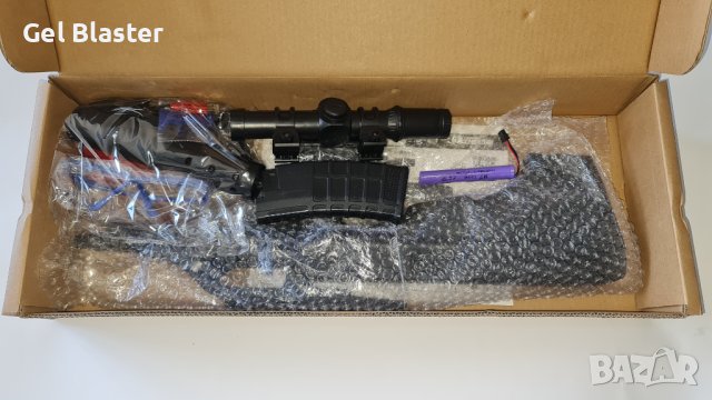 AUG Gel Blaster гел бластер-детска пушка с меки гел топчета-Orbeez, снимка 3 - Електрически играчки - 42992560