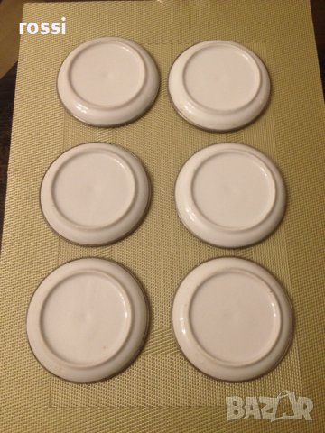 Нови! Старинни немски чинии ловна тематика рисуван порцелан и калай, чиния чинийки, снимка 12 - Антикварни и старинни предмети - 43170636