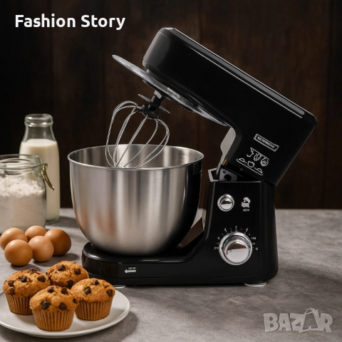 Планетарен кухненски миксер Royalty Line RL-PKM-700.472.2S, снимка 2 - Миксери - 51860501