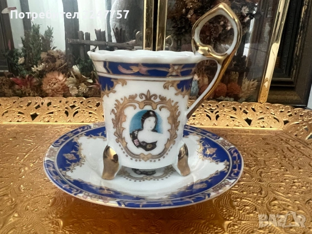 Двоен сет ръчна изработка, снимка 5 - Антикварни и старинни предмети - 53076480