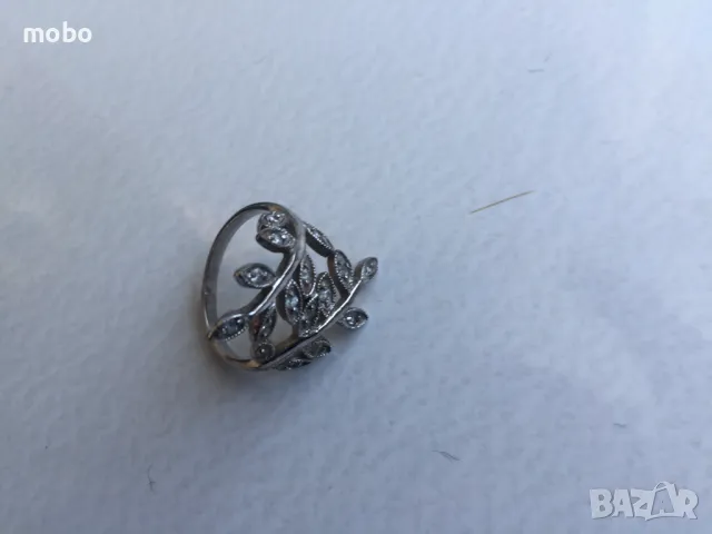 Красив сребърен пръстен с цирконий, тегло 3.12г , проба 925. , снимка 5 - Пръстени - 49673869