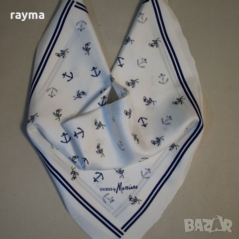 Италиански плат GUESS Marciano. 100% естествена бубена коприна, снимка 2 - Шалове - 28074477