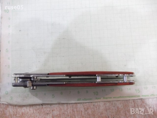 Нож полуавтоматичен сгъваем, снимка 13 - Ножове - 43687892