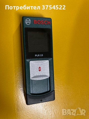 Лазерна ролетка BOSCH PLR 15, снимка 3 - Други инструменти - 43688550