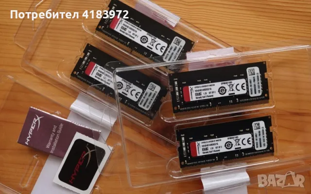 RAM памет Kingston HyperX Impact 16GB (2 x 8GB) комплект | DDR4 SO-DIMM 2400MHz CL14, снимка 1