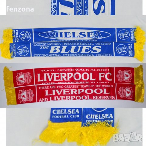 Ливърпул, Челси - Мини Шал - Liverpool FC - Chelsea , снимка 1 - Футбол - 24238641