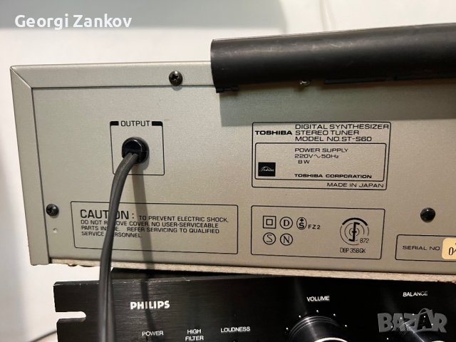 Toshiba ST-S60, снимка 4 - Ресийвъри, усилватели, смесителни пултове - 36749658