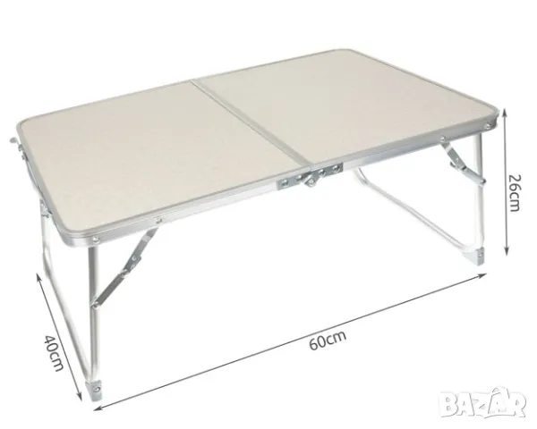 Сгъваема къмпинг маса 60х40см / Масичка за къмпинг, снимка 1