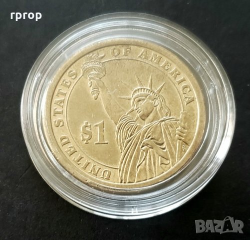 Оригинална монета 1 .САЩ. Един Американски долар . Серията Американски президенти. Първият президент, снимка 3 - Нумизматика и бонистика - 33193449