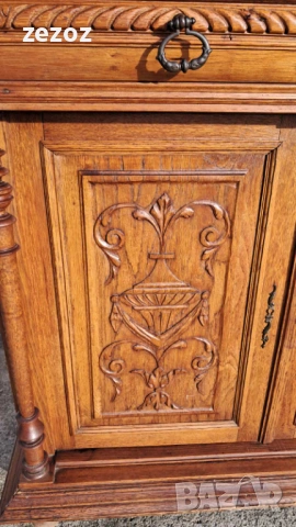 Антикварен шкаф масив №30, снимка 9 - Шкафове - 53259246