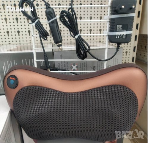 Масажираща възглавница за глава, кръст, ръце, крака, врат, 31.5х12х20см, снимка 3 - Масажори - 39330372