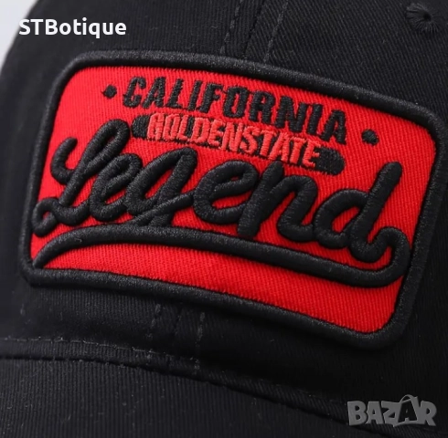 🧢 Стилна бейзболна шапка с 3D бродерия „LEGEND“ – от STBoutique, снимка 2 - Шапки - 52179592
