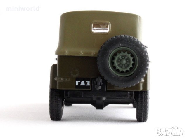 ГАЗ 67Б 1943 - мащаб 1:43 на ДеАгостини модела е нов в блистер, снимка 5 - Колекции - 28080775