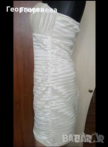 Златиста еластична маркова рокля 🌹👗L р-р🌹👗арт.073, снимка 4 - Рокли - 26811358