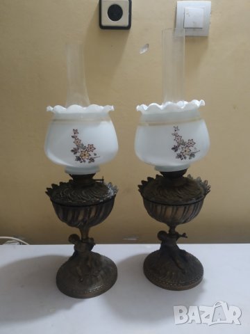 две стари газови /газени/лампи-комплект