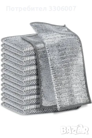 Многофункционална кърпа чудо от микрофибър иноксова кърпа за съдове