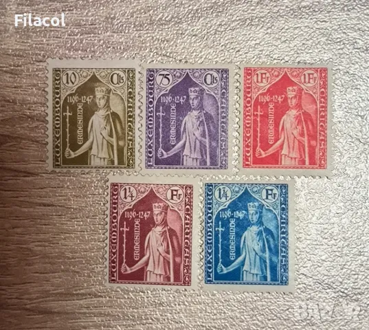 ЛЮКСЕМБУРГ 1932 За благосъстоянието на децата пълна серия, снимка 2 - Филателия - 50212372