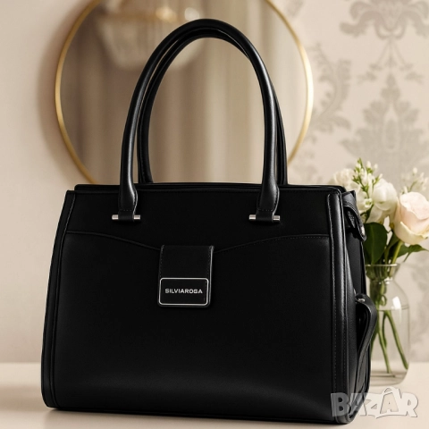 Дамска елегантна чанта, Silviarosa, снимка 6 - Чанти - 51859012