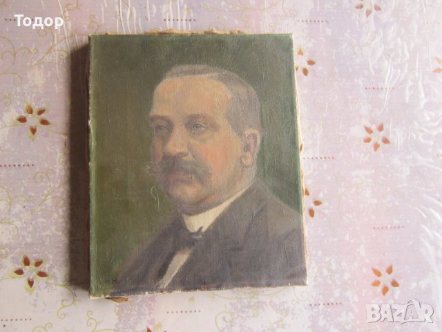 Стара картина масло върху платно подписана ДРГМ 1894, снимка 3 - Картини - 37669709