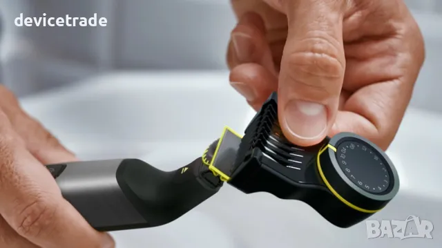 Хибридна самобръсначка Philips OneBlade Pro QP6652/61, снимка 8 - Тримери - 49641436