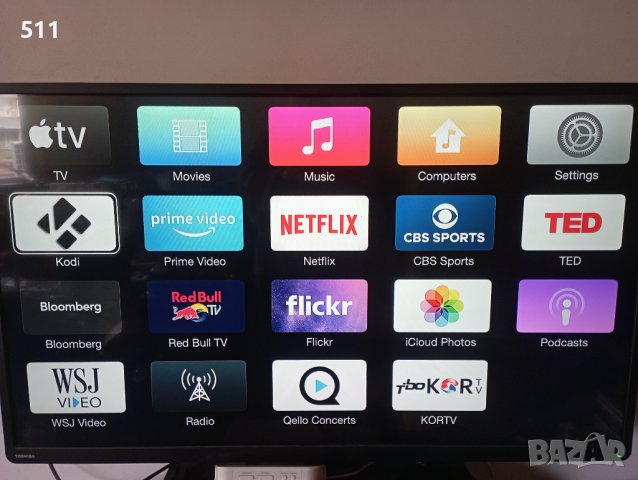 Apple TV (3rd Generation) A1469 с KODI, снимка 2 - Плейъри, домашно кино, прожектори - 42969914