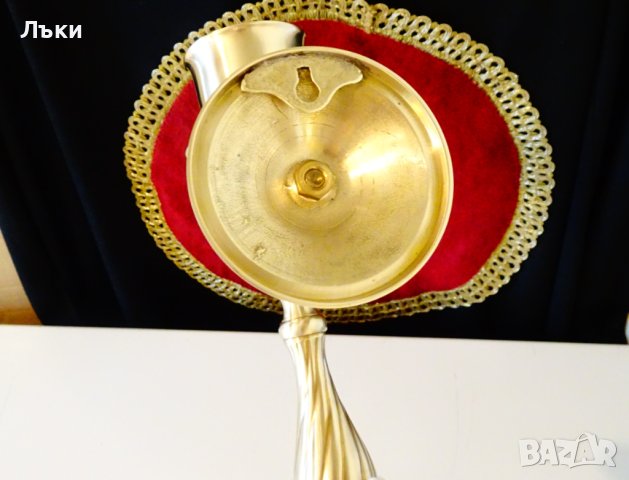 Бронзов свещник за стена,свещник за пиано. , снимка 7 - Антикварни и старинни предмети - 43849429