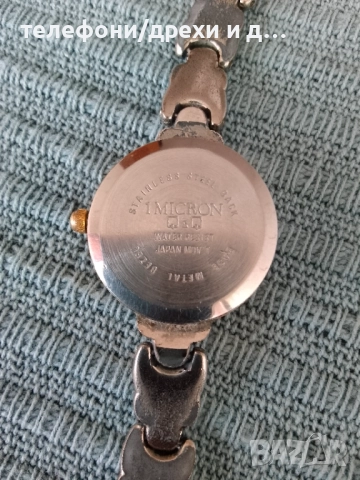 Позлатен дамски часовник Q&Q (1 микрон), снимка 6 - Дамски - 52589767