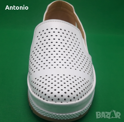 Дамски обувки 0900 бели и черни, снимка 5 - Дамски ежедневни обувки - 36510261