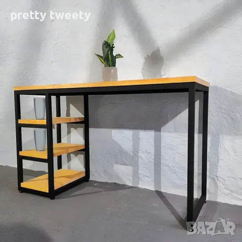 Метално бюро с дървени или ПДЧ плотове по поръчка , снимка 9 - Бюра - 48927254