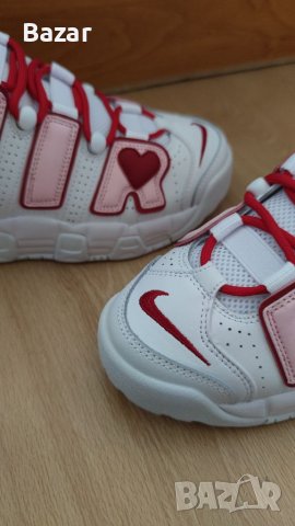 Nike Air More Uptempo Hearts Нови Оригинални Дамски Обувки Маратонки Кецове Размер 38 39 40 Номер, снимка 3 - Кецове - 40594289