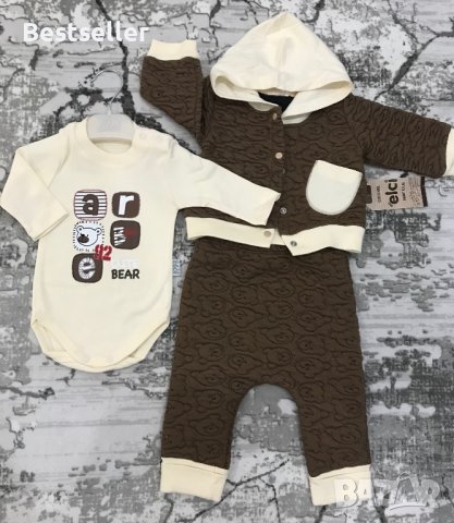 Бебешки Комплекти от 3 Части(НОВО), снимка 2 - Комплекти за бебе - 39317457