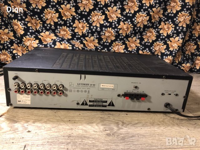Luxman LV-92, снимка 9 - Ресийвъри, усилватели, смесителни пултове - 27606518