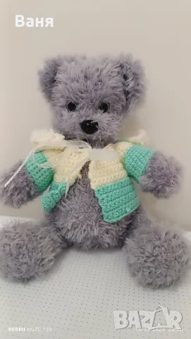 Ръчно плетено кученце, снимка 4 - Кукли - 49450572