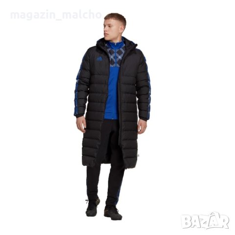 Мъжка Спортна Шуба - ADIDAS Tiro Long Down Hooded Parka Jacket; размер: XS, снимка 3 - Якета - 43988201