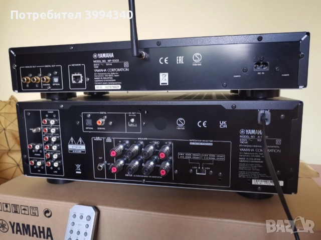 Продавам сет Yamaha: Network Player np-s303. и усилвател A-s 301, снимка 4 - Ресийвъри, усилватели, смесителни пултове - 51701149