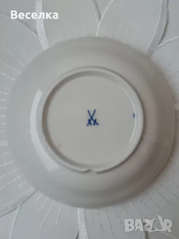 Meissen, чинийка/купичка, маркировка кръстосани мечове , снимка 5 - Антикварни и старинни предмети - 48438658