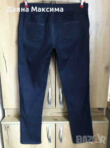 ХЛ и 2ХЛ тъмносини дънки FLORA с ласт. колан✅, снимка 3 - Дънки - 53066235