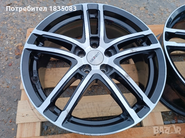 Лети джанти 18ки 5х100 Dezent, снимка 4 - Гуми и джанти - 52215289