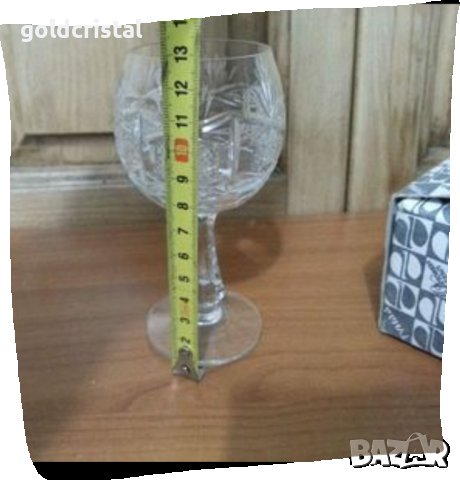 Кристални чаши  Зорница лукс, снимка 10 - Антикварни и старинни предмети - 35509878