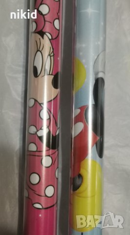 Мики Мини Маус опаковъчна хартия за подарък подаръци ролка, снимка 4 - Други - 35615886