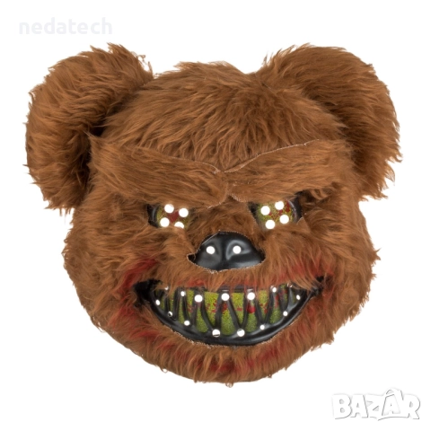 Карнавална маска – страховито мече с кръв по зъбите, снимка 2 - Други - 52165405