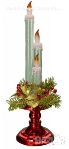 Празничен блясък и топлина с декоративни светещи свещи, снимка 3 - Декорация за дома - 52301899