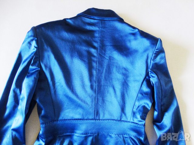 DOLCE & GABBANA D&G Italy Electric Blue Дамско Сако IT 30/ 44, снимка 12 - Сака - 29042175