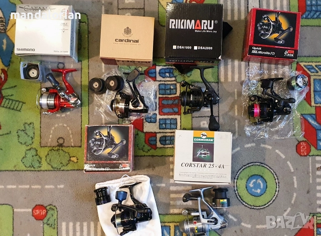 Рибарски макари Shimano,Cardinal, Rikimaru,Dam, cormoran 