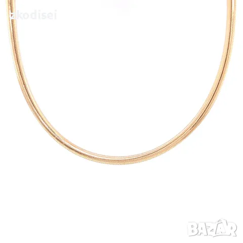 Златно колие 5,00гр. 14кр. проба:585 модел:29433-1, снимка 2 - Колиета, медальони, синджири - 48850658