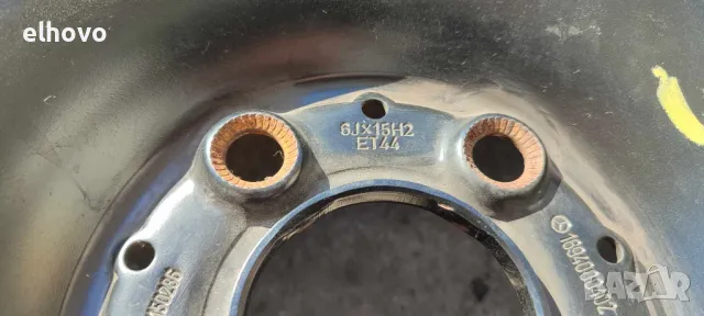 Джанти железни 6Jx15H2 ET44, снимка 5 - Гуми и джанти - 38587804