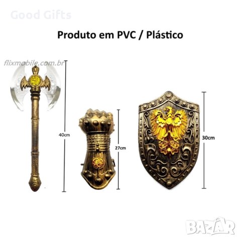 Детски Рицарски комплект с щит, снимка 2 - Други - 43211987