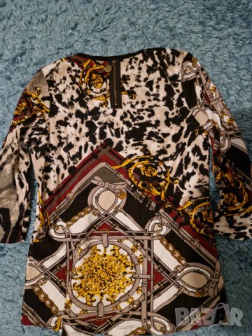 Пъстра блузка, снимка 4 - Блузи с дълъг ръкав и пуловери - 39640178