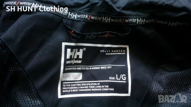 HELLY HANSEN Work Jacket размер L работно яке W4-462, снимка 13 - Якета - 51968270