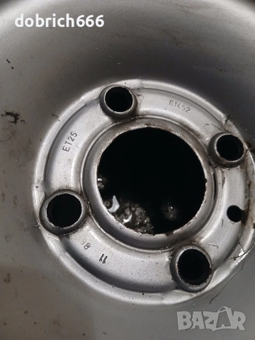 Стоманени джанти 14 цола 4х108 65.1мм Citroen Berlingo Peugeot Partner, снимка 3 - Гуми и джанти - 53035645